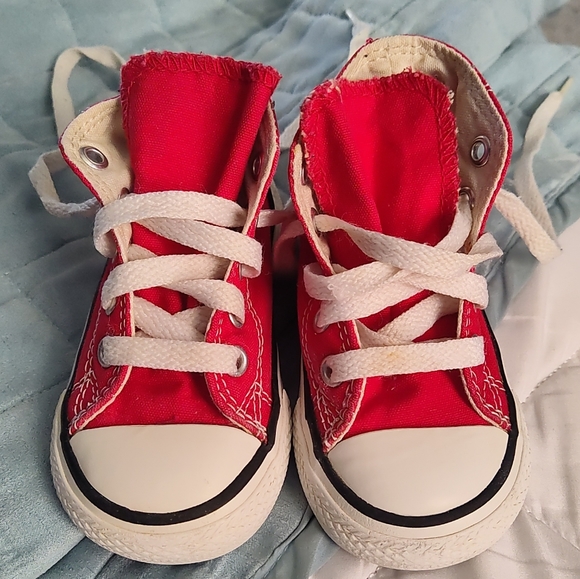 Converse Shoes Red Converse Poshmark